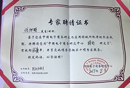 中国电子商务研案中心特约研究员